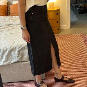 Mango Women's Black Skirt
